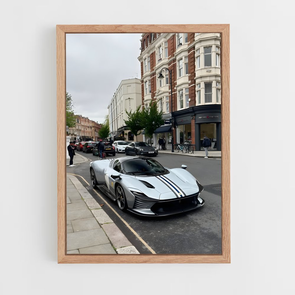 Poster Daytona automobile – affiche Ferrari (vue 4)